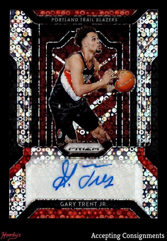 2018-19 Panini Prizm Fast Break Rookie Autographs Gary Trent Jr. RC Rookie AUTO