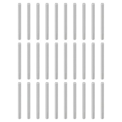 50 Stück Dübelstifte M2 (2mm) x 24mm Edelstahl für Regalstützpins