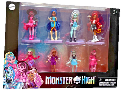 Monster High Mini Doll Set 8 Pack Figures Draculaura Clawdeen 2026