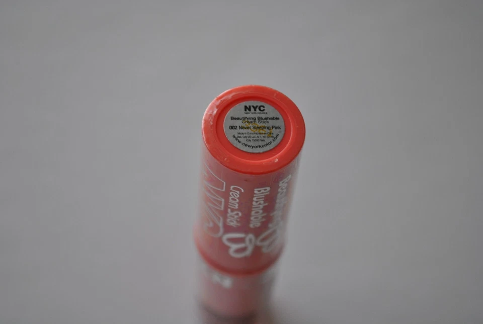 NYC BB Beautifying Blushable Cream Stick - 002 Never Sleeping Pink (Pack of 1) - Image 3 of 3