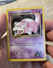 Sabrina's Slowpoke 95/132 Gym Heroes Unlimited Regular English 50HP on eBay