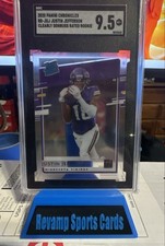 2020 Panini Chronicles - Clearly Donruss Rated Rookie Justin Jefferson...