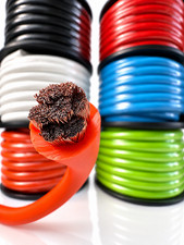Resilient Sounds Oversized 1/0 Gauge CCA Power Ground Wire 50ft Spool