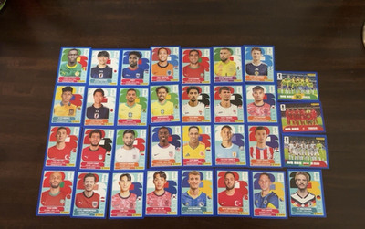 Panini FIFA World Cup 2026 Soccer Trading Card Lot 32 Blue Border Cards