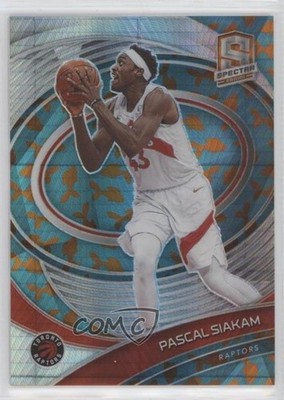2020-21 Panini Spectra Asia Blue Orange Prizm 4/49 Pascal Siakam #52 7y2