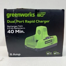 Genuine CH60DP01 Greenworks Pro 60V Ultra Power Dual-Port Rapid Charger