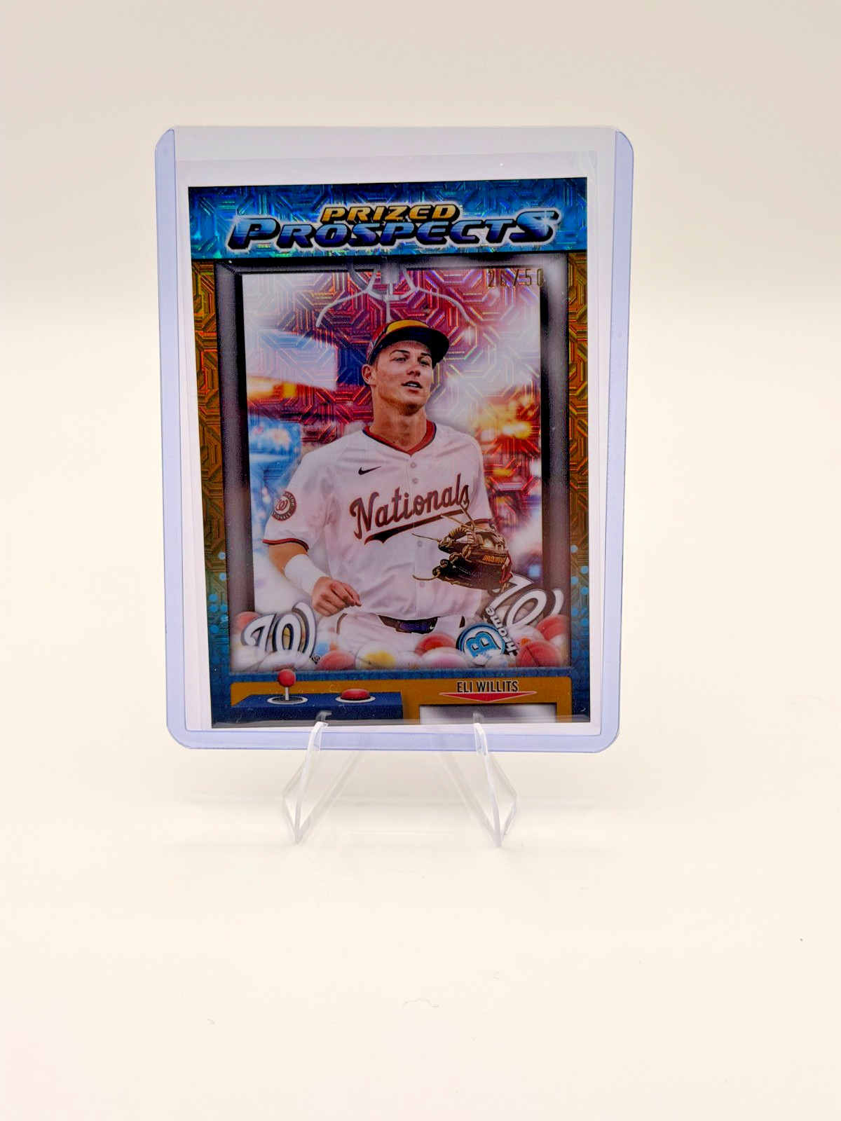 2025 Bowman Draft - Prized Prospects Eli Willits #PP-1 Gold Refractor /50 (RC)