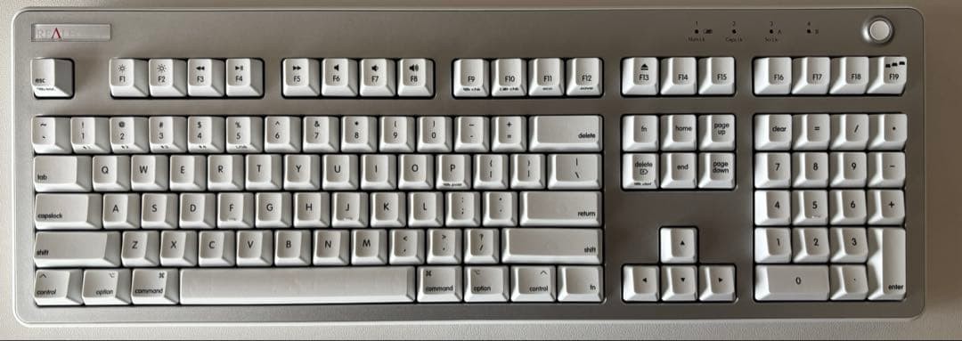リアルフォース Mac R3HF21 フルサイズ キーボード Topre Realforce Mac R3HF21 Full-Size Keyboard White US Layout with