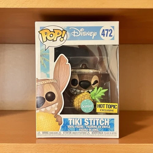 Tiki Stitch Disney Funko Pop 472 Hot Topic Exclusive