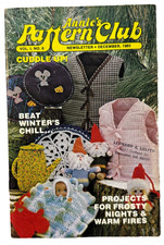Vintage Annies Pattern Club Vol 1 No 6 December 1980 Crochet Sewing Holiday Art