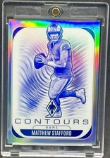 Matthew Stafford RARE WHITE CHROME REFRACTOR INVESTMENT CARD RAMS MINT