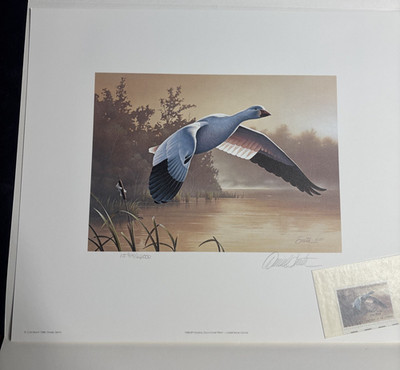 Snow Goose Print 1988-1989 Federal Duck Stamp -Signed Daniel Smith 15914/22000