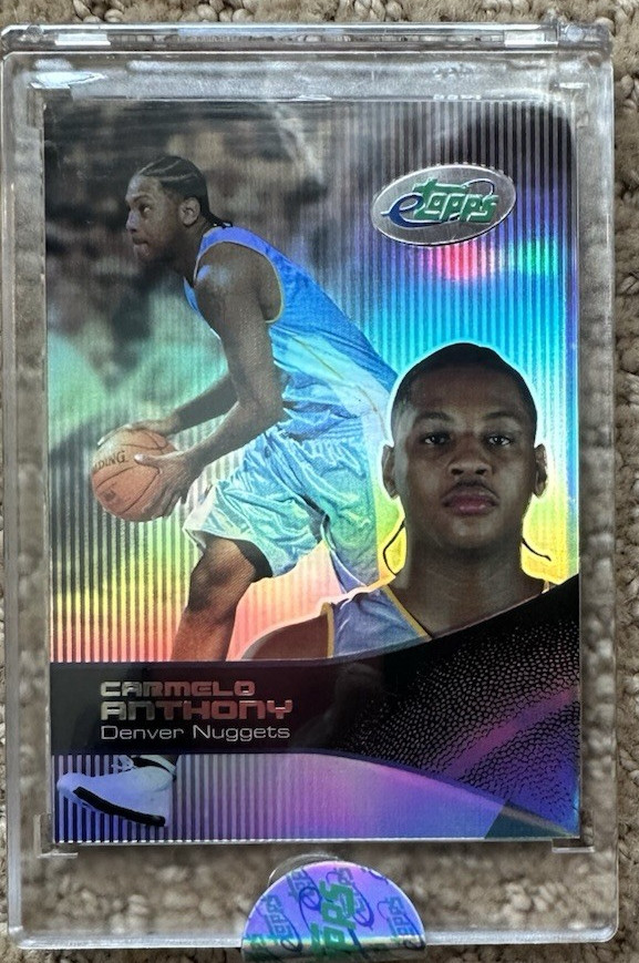 2003 CARMELO ANTHONY RC ETOPPS, Encased, Denver Nuggets, SP 5000