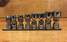 Snap-On Tools FS SAE Swivel Socket Set 8-pc 6 Point 3/8 Snap-On Tools FS SAE Swivel Socket Set 8-pc 6 Point 3/8