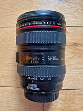 CANON EF 24-105MM F/4 L IS USM Lens, 2 x Caps, Very good condition