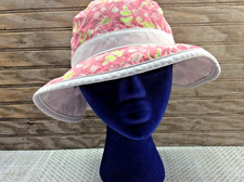 COLUMBIA Youth Bucket Hat One Size O/S Outdoor Hiking Beach Pastels White Pink