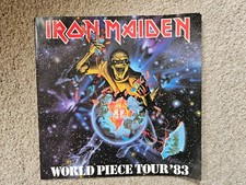 Iron Maiden 1983 World Piece Tour Program