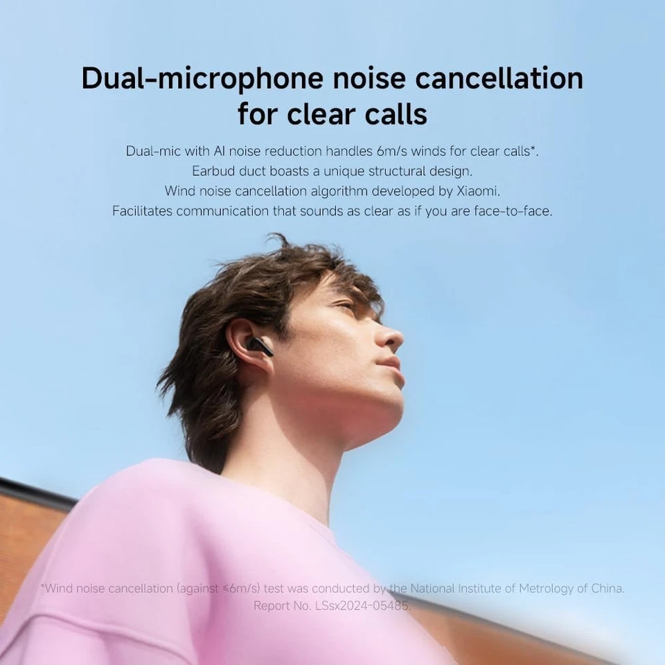 XIAOMI Redmi Buds 6 lite- True Wireless Bluetooth Headphone One Size, BLACK - Image 3 of 4