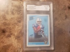 Nyheim Hines 2018 Donruss Optic #177 RR RC GRADED GMA 10
