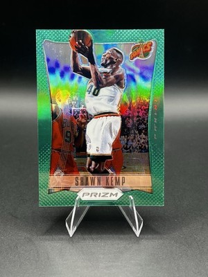 2012-13 Panini Prizm Green Prizm Shawn Kemp #197 Sonics First Year Prizm