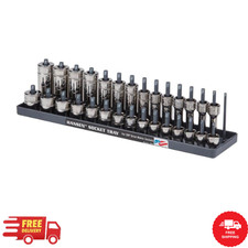 Keep Your Sockets Organized With Hansen 38 In. Drive Metric Socket Tray Keep Your Sockets Organized With Hansen 38 In. Drive Metric Socket Tray