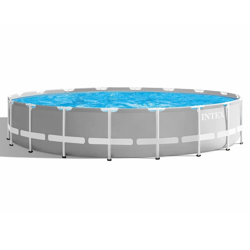 INTEX Komplettset Prism Frame Pool Ø 549x122cm + Filterpumpe Swimmingpool - Bild 3 von 4