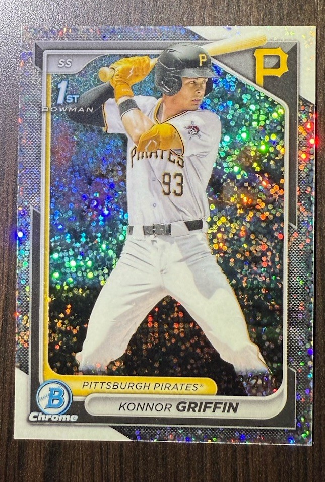 2024 Bowman Draft - Chrome Konnor Griffin #BDC-22 Sparkle Refractor /200 (RC)