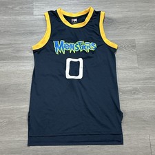 Monstars 0 Alien SPACE JAM Movie Basketball Jersey Looney Tunes Squad Size M