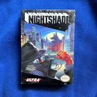 NEW Vintage Nightshade (NES, 1991), CIB w/ Manual & Inserts Nintendo - SEALED
