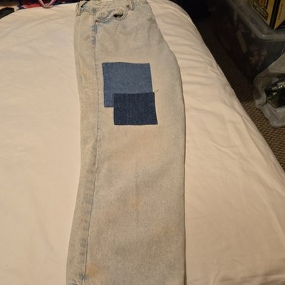No Boundaries Light Wash Straight Leg Jeans Regular Fit Mid Rise 5-Pocket Zip