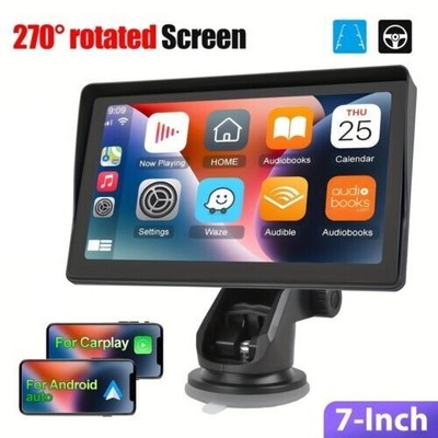 7''  touch screen car stereo portable car monitor carplay  Android car truck Van