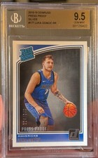 2018 Donruss Luka Doncic Rated Rookie Press Proof Silver /249 BGS 9.5 💎Gem Mint