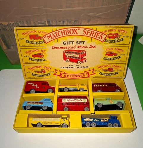 matchbox lesney gift set G-1 commercial motor set vgc !!