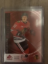 2025-26 UD SP GAME USED AUTHENTIC ROOKIES/ BLACKHAWKS /Oliver Moore /399 A