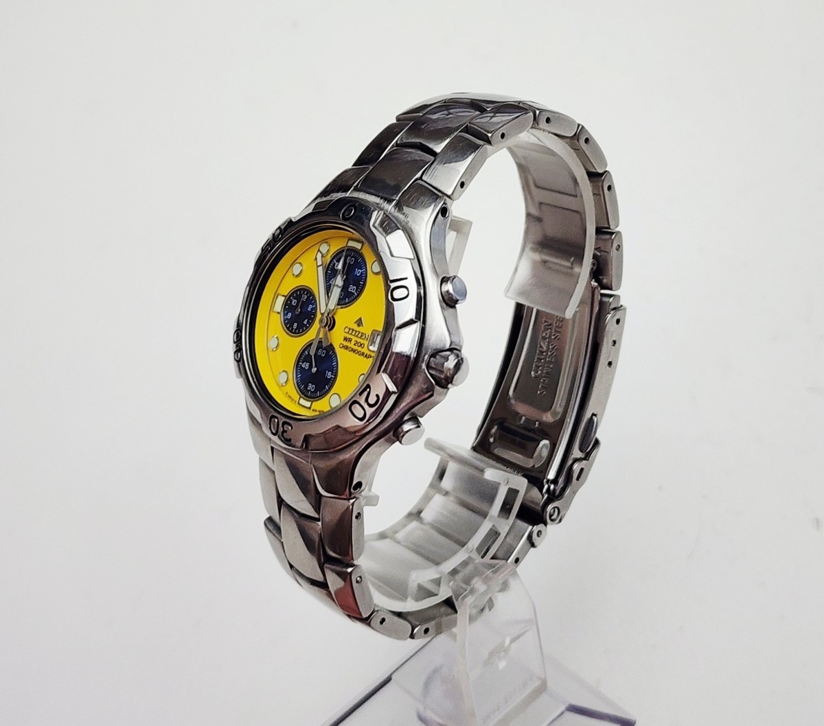 Men's JAPAN Vintage 1999 CHRONOGRAPH Watch CITIZEN 