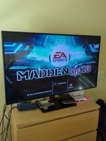 X Box 360 Elite Console 120 GB Black Power Cord 1 Controller Madden 13