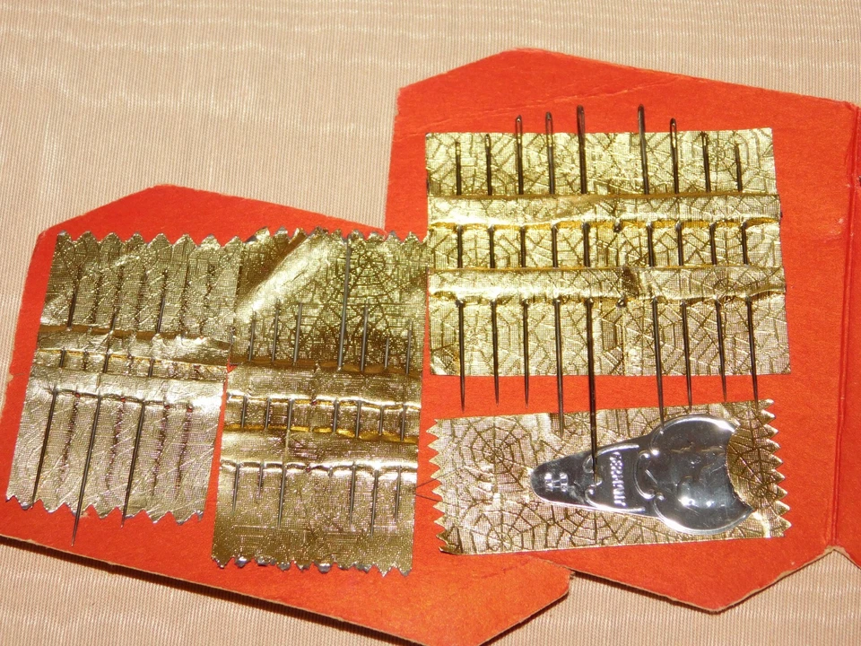 KIT DE COSTURA DE AGUJA PUBLICITARIA BOLSAS DE TÉ LIPTON DE COCINA DE COLECCIÓN ALEMANIA OCCIDENTAL Foto 4 de 4