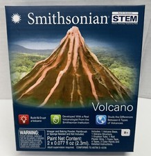 Smithsonian STEM Earth Science Build  Erupt a Volcano Kit Ages 8 NEW US2