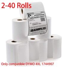 2-40x Compatible DYMO 4XL Direct Thermal Shipping Labels 4x6 1744907 220/Roll