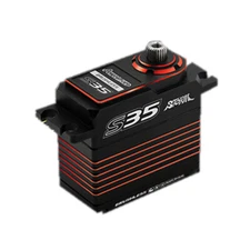 Power HD Brushless SERVO Storm 7.4v .075s 30kg Servo S35 -RED-