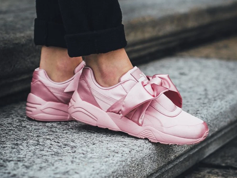 9 Toe | Fenty By Luxury Size Shoes Pink Rihanna Bow eBay Sneakers Women\'s Puma Round