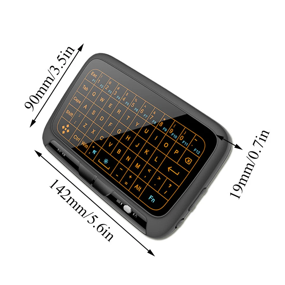 Keyboard 2.4G Air Mouse Touchpad Backlight TV Smart Box for Android Remote - Image 2 of 4