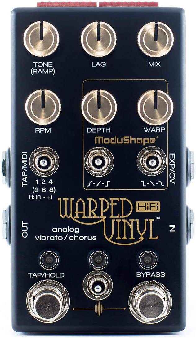 Chase Bliss Audio WARPED VINYL HiFi Analog Vibrato Chorus Guitar