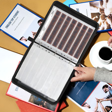 Large Binder Acid-free Photo Holder Storage Album 50x Print File 135 Film Pages