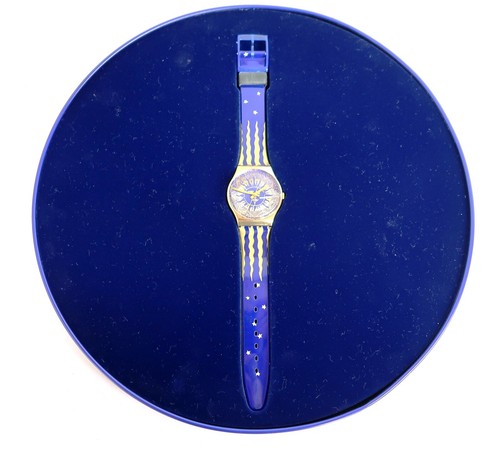 Swatch Watch HOCUS POCUS GZ122 NEW in Orig Tin 1991 Christmas Special Edition - 第 2/14 張圖片
