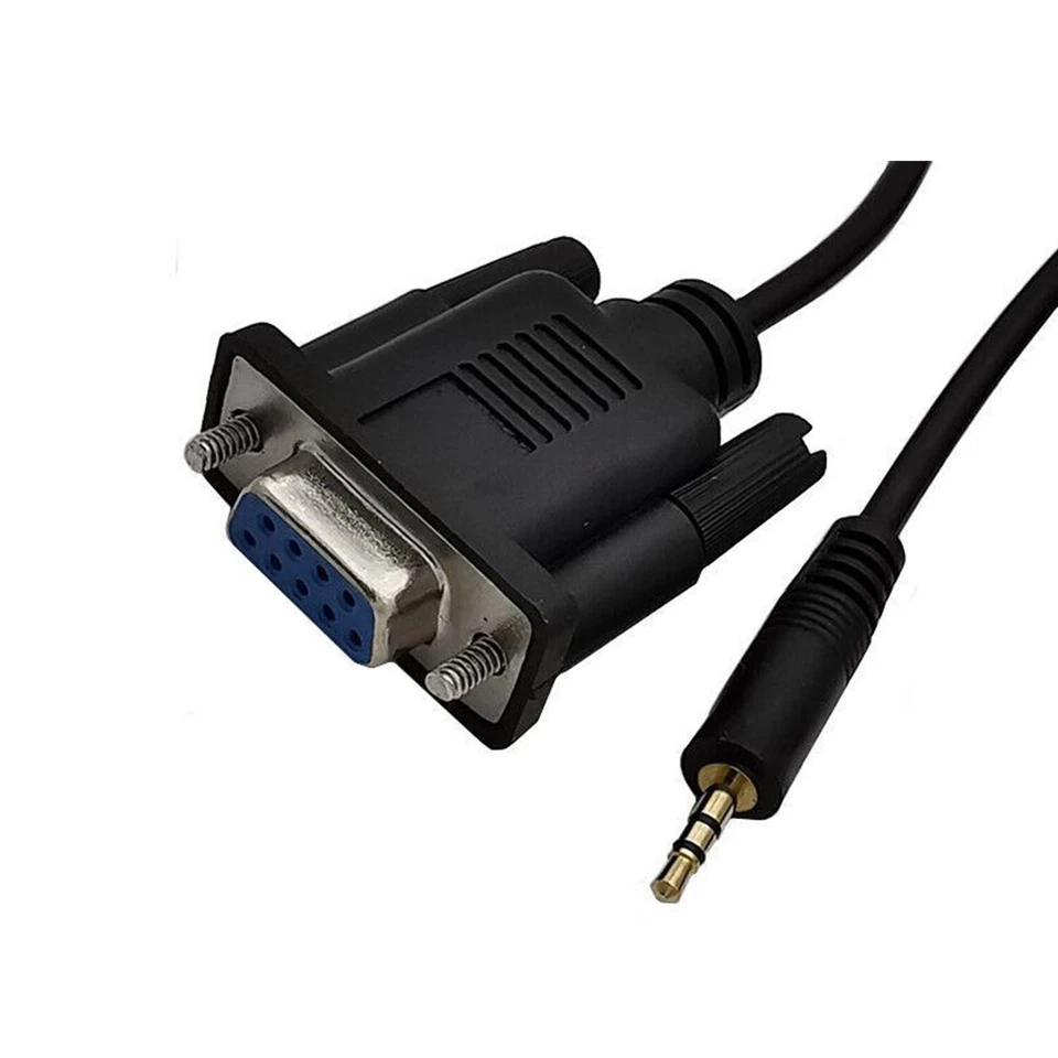 RS232 DB9 9 Pin Female To 2.5mm Male TRS Stereo Serial Data Converter Cable 6Ft - Image 2 of 4