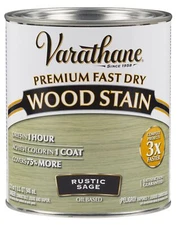 Varathane Premium Fast Dry Wood Stain Rustic Sage 32 oz Quart Ideal for Inter...