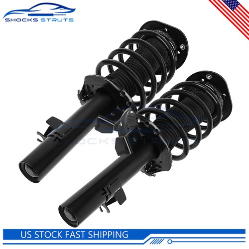 2 Front Complete Strut Assemblies With Springs & Mounts – Fits 2006-2009 Ford Fusion 2.3L 4-Cyl