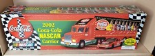 Coca-Cola NASCAR Car Carrier 2002 Truck New In Box