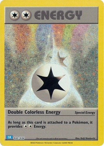 Double Colorless Energy 032/034 Trading Card Game Classic